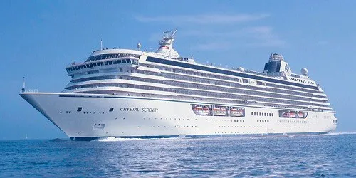 Live real-time ocean cruise ship tracking of Crystal Serenity from Crystal