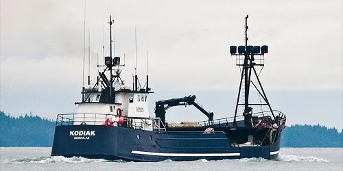Live real-time iconic ship tracking of Kodiak from Deadliest Catch (TV)