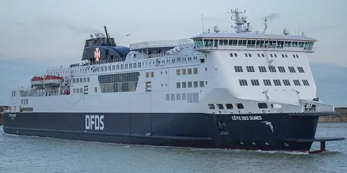 Live real-time cruise ferry tracking of Côte des Dunes from DFDS Seaways