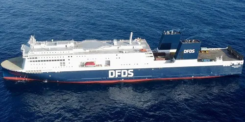 Live real-time cruise ferry tracking of Luna Seaways from DFDS Seaways