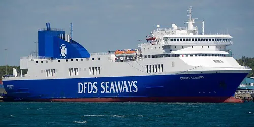Live real-time cruise ferry tracking of Optima Seaways from DFDS Seaways