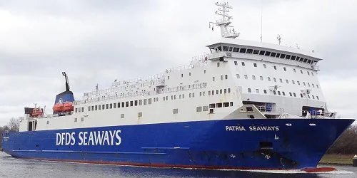 Live real-time cruise ferry tracking of Patria Seaways from DFDS Seaways