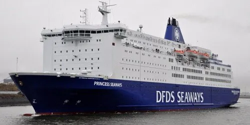 Live real-time cruise ferry tracking of Princess Seaways from DFDS Seaways