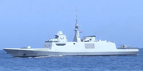 Live real-time tracking of military frigate Tahya Misr from the Egyptian Navy