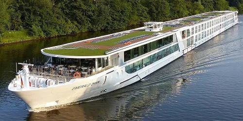 Live real-time river cruise ship tracking of Emerald Dawn from Emerald Cruises