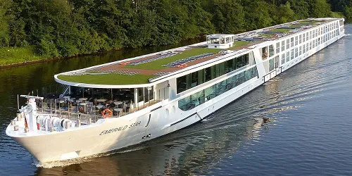 Live real-time river cruise ship tracking of Emerald Star from Emerald Cruises