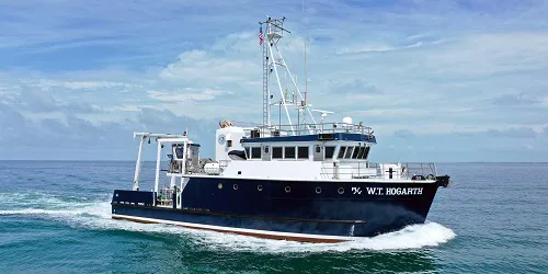 Live real-time research ship tracking of W. T. Hogarth from Florida Institute Of Oceanography