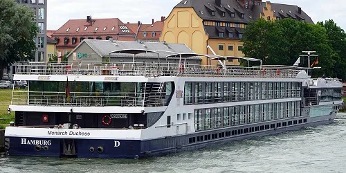 Live real-time river cruise ship tracking of Monarch Duchess from Gate 1 Travel
