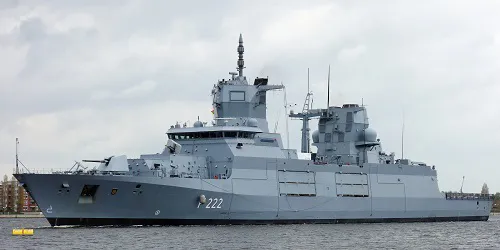 Live real-time military ship tracking of Baden-Württemberg from German Navy