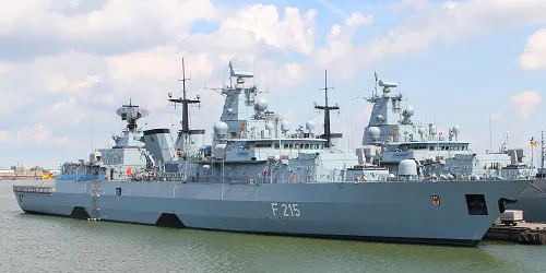 Live real-time tracking of military frigate Brandenburg from the German Navy
