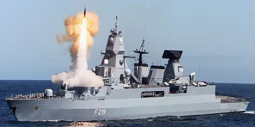 Live real-time tracking of military frigate Sachsen from the German Navy