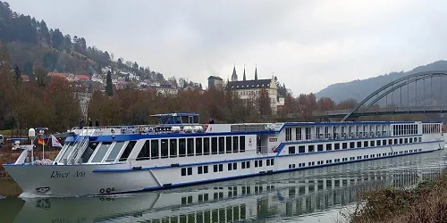 Live real-time river cruise ship tracking of River Aria from Grand Circle Cruise Line