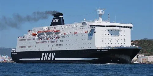 Live real-time cruise ferry tracking of SNAV Sardegna from Grandi Navi Veloci