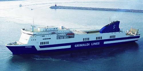 Live real-time cruise ferry tracking of Catania from Grimaldi Lines