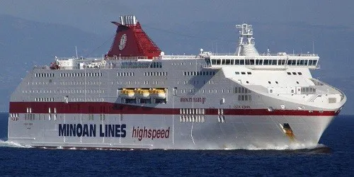 Live real-time cruise ferry tracking of Cruise Europa from Grimaldi Lines