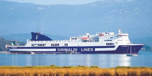 Live real-time cruise ferry tracking of Florencia from Grimaldi Lines