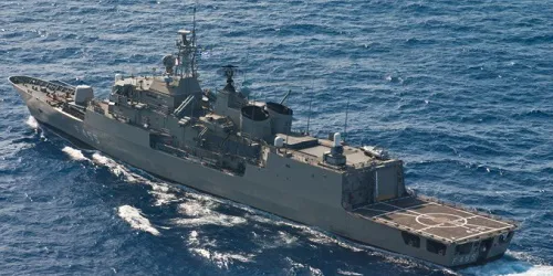 Live real-time military ship tracking of Salamis from Hellenic Navy