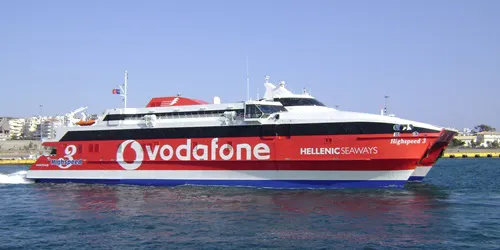 Live real-time cruise ferry tracking of Highspeed 3 from Hellenic Seaways