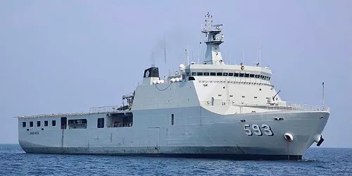 Live real-time military ship tracking of KRI Banda Aceh from Indonesian Navy