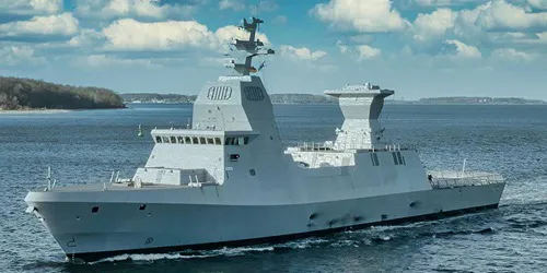 Live real-time tracking of military corvette INS Magen from the Israeli Navy