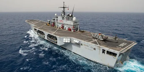 Live real-time tracking of military amphibious transport dock San Giorgio from the Italian Navy