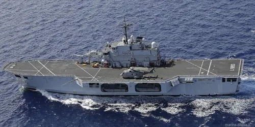 Live real-time tracking of military amphibious transport dock San Marco from the Italian Navy