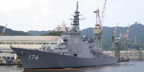 Live real-time military ship tracking of JS Chōkai from Japan Maritime Self-Defense Force