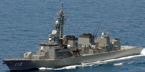 Live real-time military ship tracking of JS Sazanami from Japan Maritime Self-Defense Force