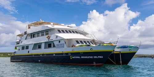 Live real-time ocean cruise ship tracking of National Geographic Delfina from Lindblad Expeditions (Nat Geo)