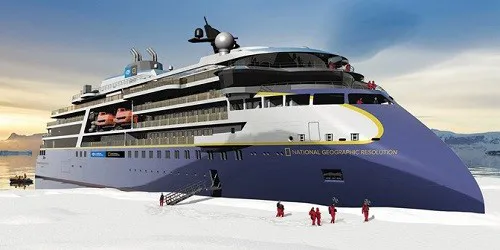 Live real-time ocean cruise ship tracking of National Geographic Resolution from Lindblad Expeditions (Nat Geo)