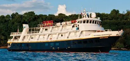 Live real-time ocean cruise ship tracking of National Geographic Sea Lion from Lindblad Expeditions (Nat Geo)