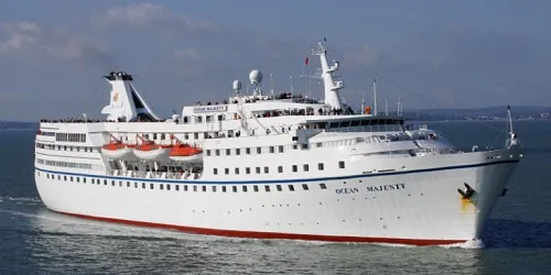 Live real-time ocean cruise ship tracking of Ocean Majesty from Majestic Cruises