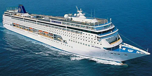 Live real-time ocean cruise ship tracking of MSC Armonia from MSC Cruises