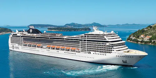 Live real-time ocean cruise ship tracking of MSC Magnifica from MSC Cruises