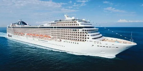 Live real-time ocean cruise ship tracking of MSC Musica from MSC Cruises