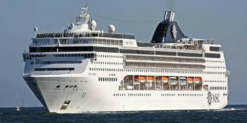 Live real-time ocean cruise ship tracking of MSC Opera from MSC Cruises