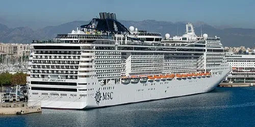 MSC Preziosa Real-Time Cruise Ship Tracking