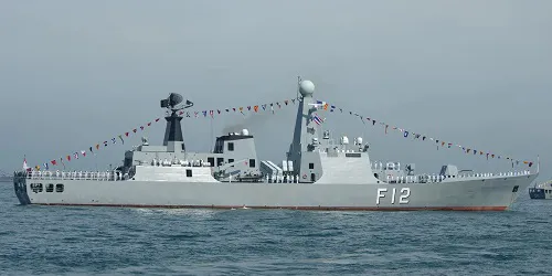 Live real-time military ship tracking of Kyan Sittha from Myanmar Navy