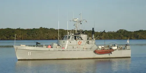 Live real-time tracking of military patrol ship Río Negro from the National Navy of Uruguay
