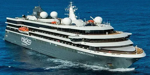 Live real-time ocean cruise ship tracking of World Voyager from Nicko Cruises
