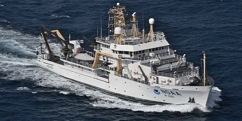 Live real-time research ship tracking of Pisces from National Oceanic and Atmospheric Administration