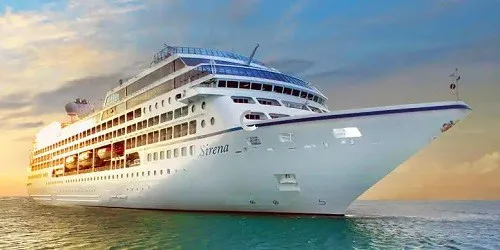 Live real-time ocean cruise ship tracking of Sirena from Oceania Cruises