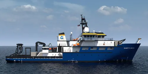 Live real-time research ship tracking of Gilbert R. Mason from Oregon State University