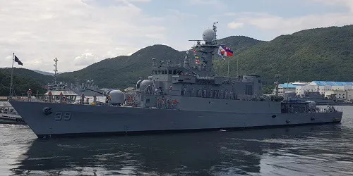 Live real-time tracking of military corvette BRP Conrado Yap from the Philippine Navy