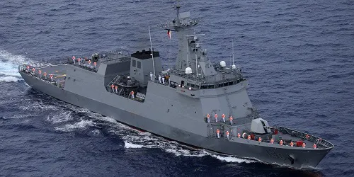 Live real-time tracking of military frigate BRP Jose Rizal from the Philippine Navy