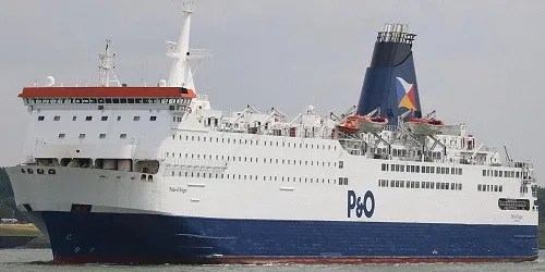 Live real-time cruise ferry tracking of Pride of Bruges from P&O Ferries