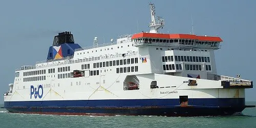 Live real-time cruise ferry tracking of Pride of Canterbury from P&O Ferries