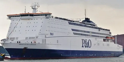 Live real-time cruise ferry tracking of Pride of Rotterdam from P&O Ferries