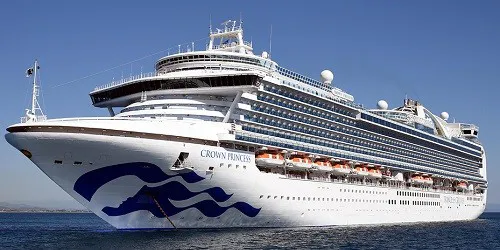 Live real-time ocean cruise ship tracking of Crown Princess from Princess Cruises
