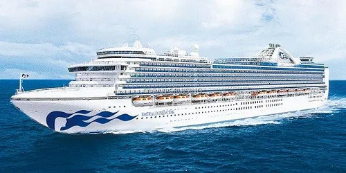 Live real-time ocean cruise ship tracking of Emerald Princess from Princess Cruises